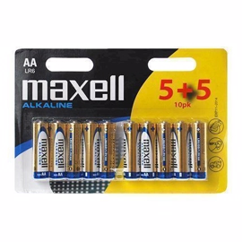 Maxell LR6 / AA Alkaline batterier 5+5 pakke